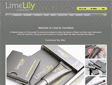 Tablet Screenshot of limelilycosmetics.com.au